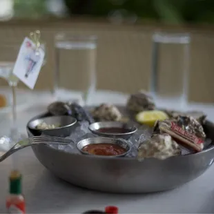 Oysters, espresso martinis