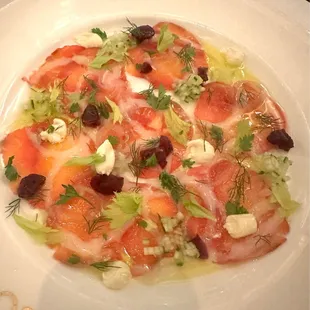 Salmon Carpaccio