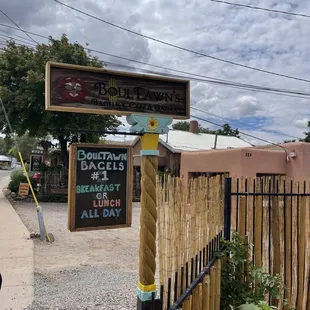 a sign for boultawns