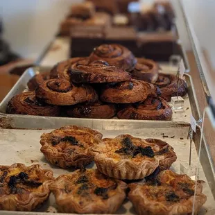 a variety of baked goods