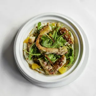 a bowl of food on a table