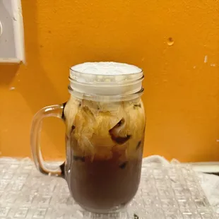 Homemade Thai iced coffee