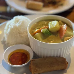 Yellow Curry Lunch Special