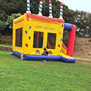 Birthday Cake bouncer