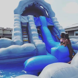 Awesome wild rapids water slide.