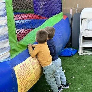 Bounce house.