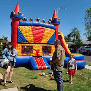 Made sure the yard was big enough foe the 5 in 1