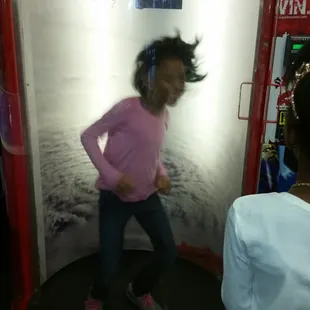 Inside the hurricane simulator
