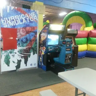 Blaster machine...mini arcade area