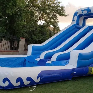 22ft double waterslide