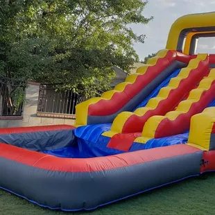 22ft double waterslide