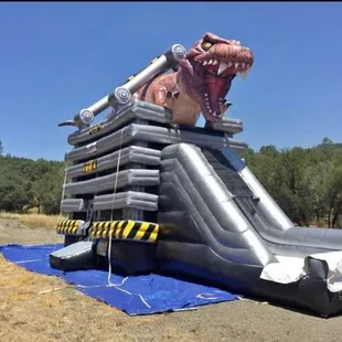 AMAZING T-Rex Jump House &amp; Slide
