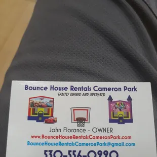 Any questions please call or text as I want to provide you with the best experience for your party or event needs.