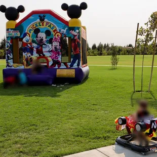Perfect mickey mouse bounce house, for a Mickey Mouse party