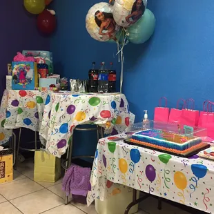 More of the party room.