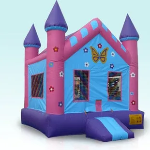 Butterfly Castle with Basketball Hoop
