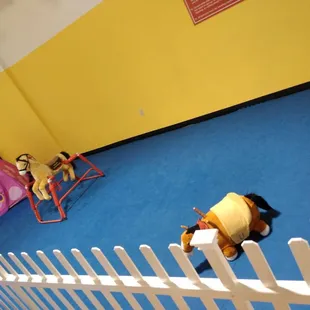 In the corner