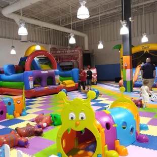 The other 3 bounce houses