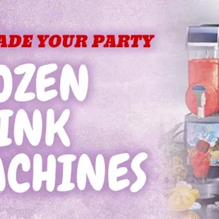 Frozen Drink Machine Rental