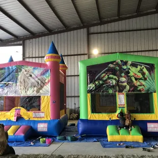 Our Pink Bounce Castle 13&apos; x 13&apos;
