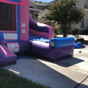 Our Girls 3 in 1 Bounce House Combo with a dry slide