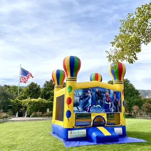 Frozen bouncy house