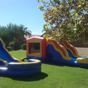 Water slides and water slides combo