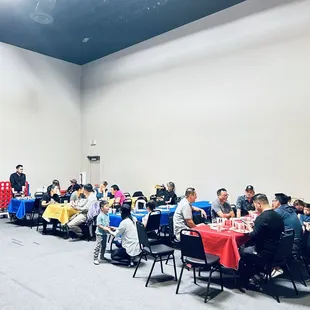 Room can fit 50 people comfortably