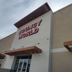 The front of the business