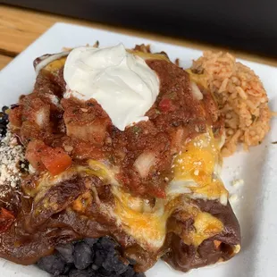 Yam enchiladas!!