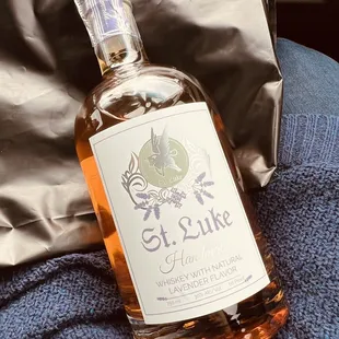 St. Luke Lavender flavored whiskey (dangerously sweet &amp; amazing straight).