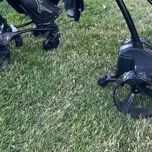 Tee box and fairways are shaggy