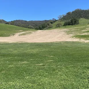The driving range target