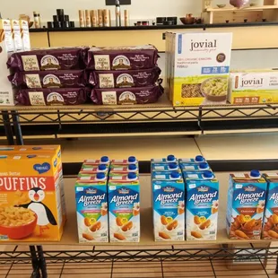 Organic grocery staples.