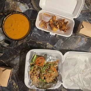 A photo of our whole spread.