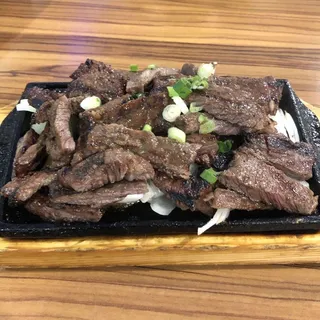 garlic and black pepper meat combo