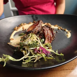 Seared sunchoke