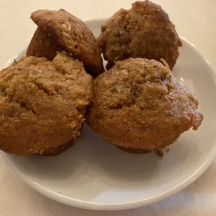 Complimentary muffins