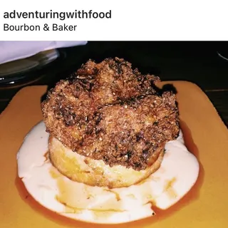 Fried Chicken and a Biscut Plate
