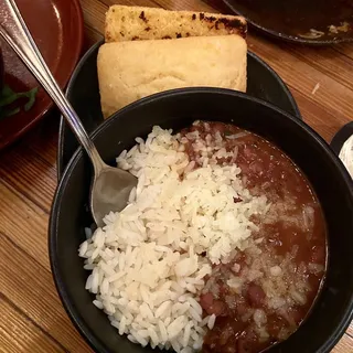 Red Beans and Rice Plate