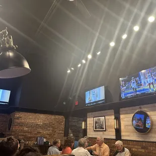 Interior of restaurant