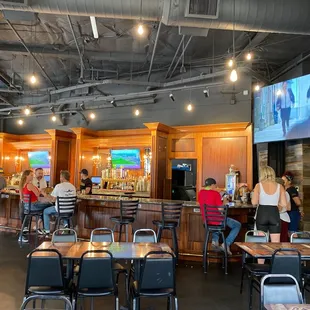 the inside of a restaurant