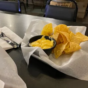 Chips and queso