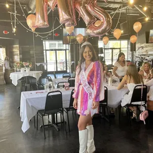 Set up for an amazing bridal shower