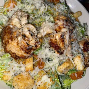 Chicken Caesar salad