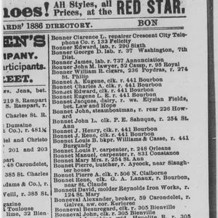 Eugene Bonnet 441 Bourbon St