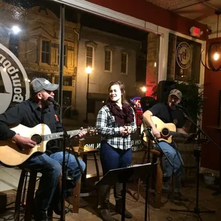 Limestone Creek on the stage at BBT