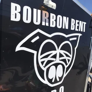 he logo on the side of the trailer