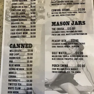 Beers &amp; Cocktails