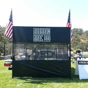 Set up at the 3rd Annual Wine Country Big Q Competition
